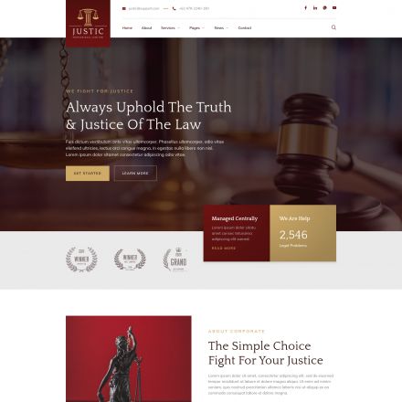 ThemeForest Justic