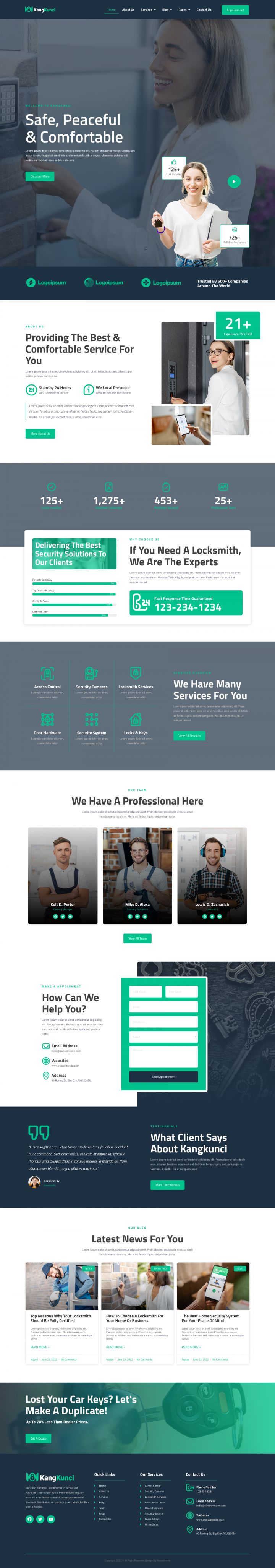 WordPress шаблон ThemeForest Kangkunci