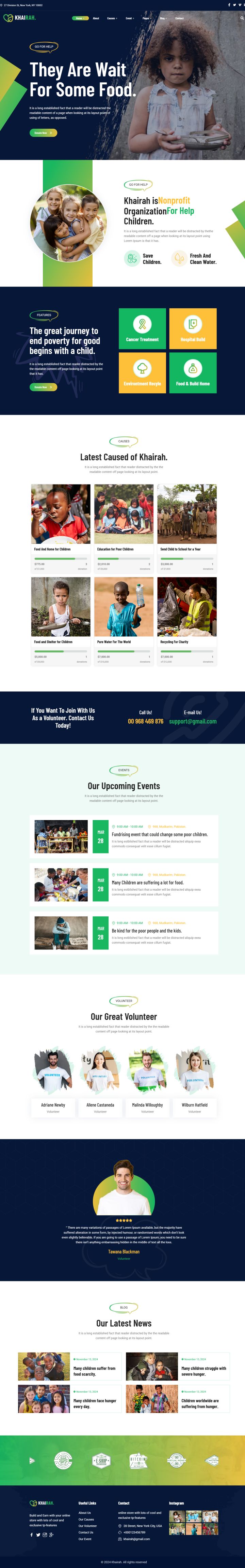 WordPress шаблон ThemeForest Khairah