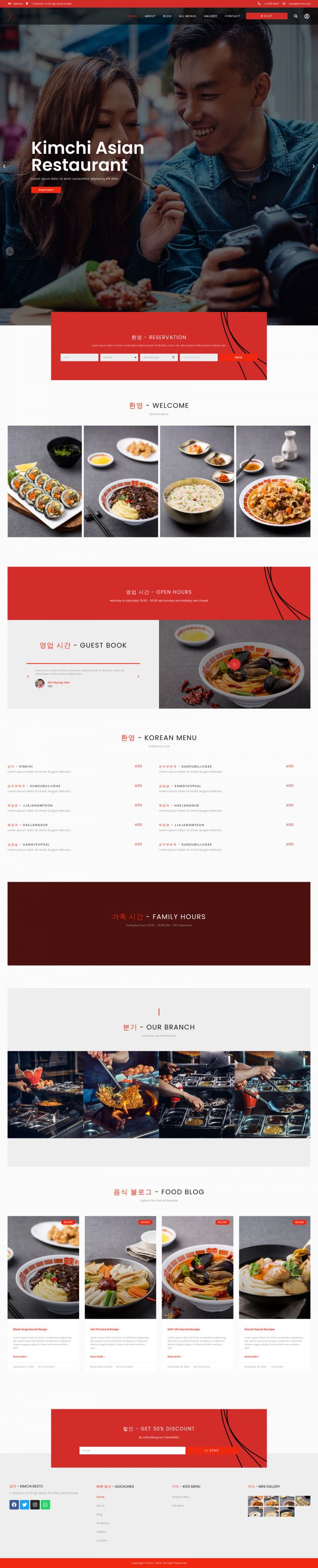WordPress шаблон ThemeForest Kimchi