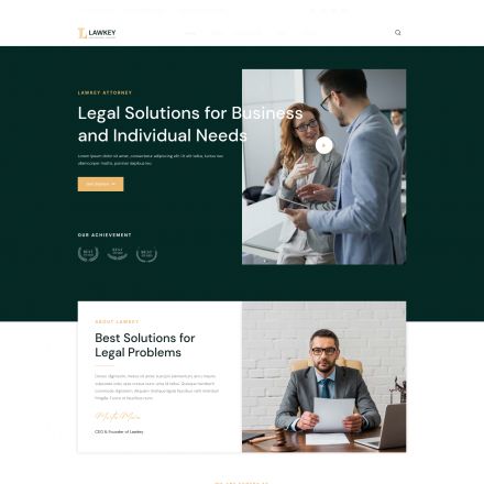 ThemeForest Lawkey