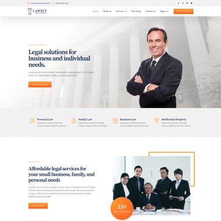 ThemeForest Lawkit