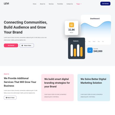 ThemeForest Levi