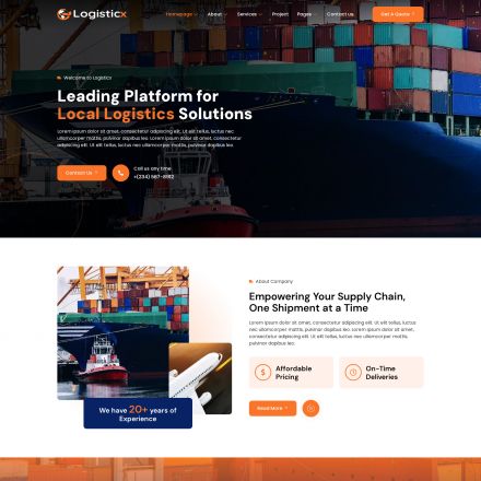 ThemeForest Logisticx