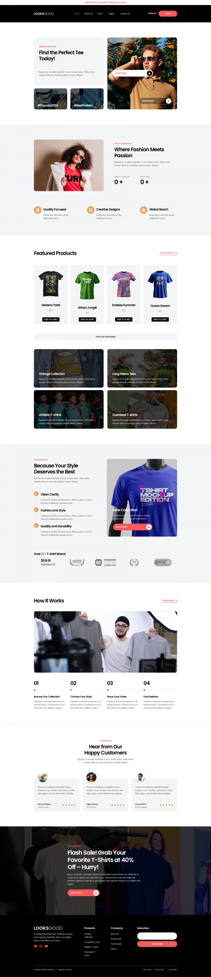 WordPress шаблон ThemeForest LooksGood