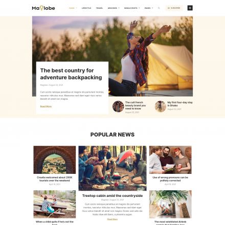 ThemeForest Maglobe