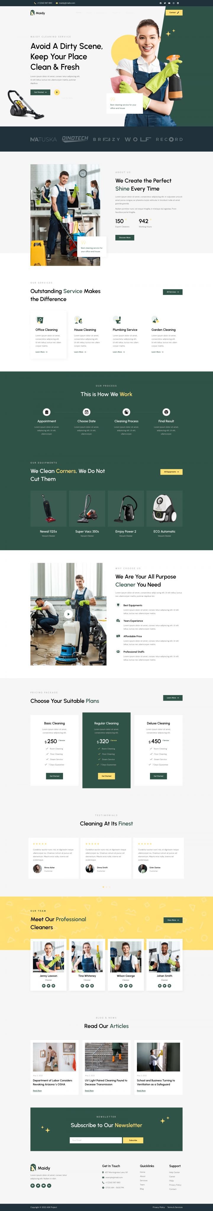 WordPress шаблон ThemeForest Maidy