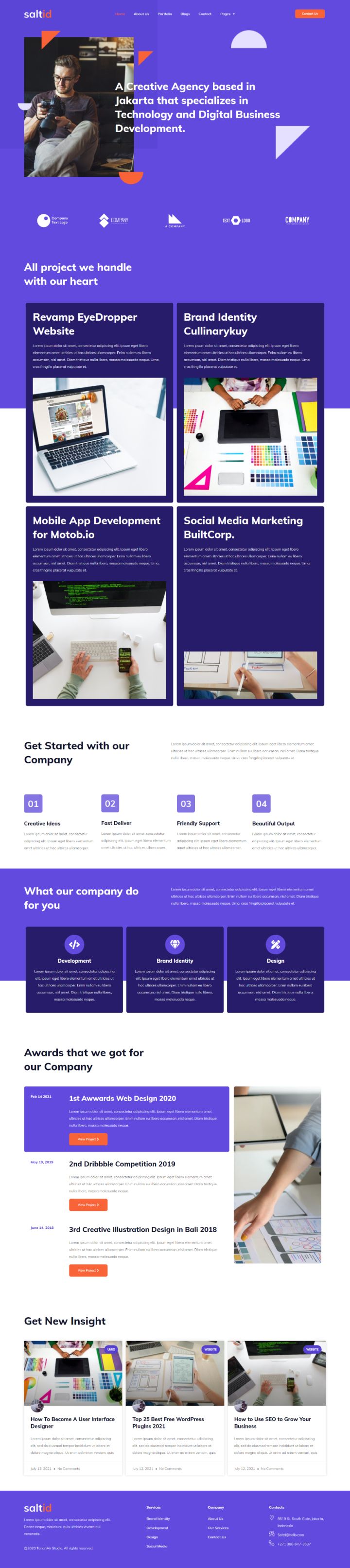 WordPress шаблон ThemeForest Majang