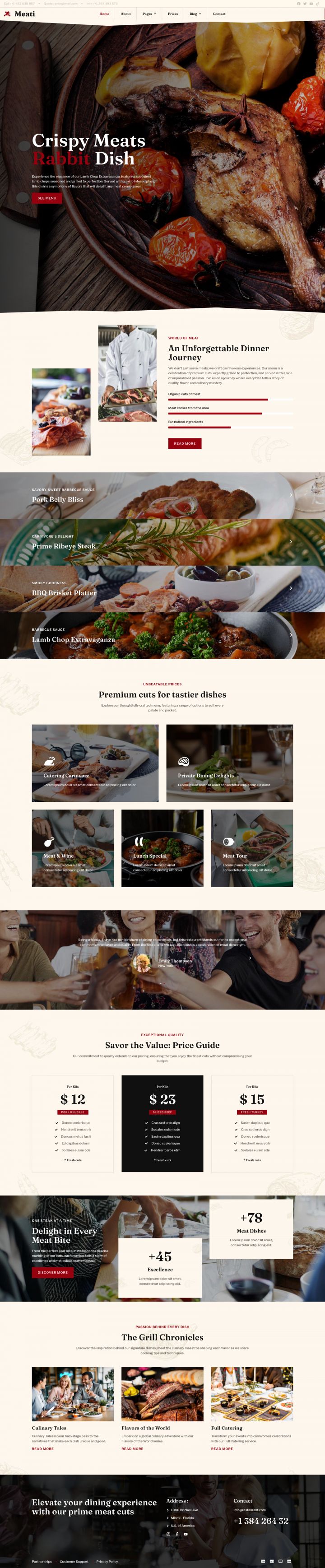 WordPress шаблон ThemeForest Meati