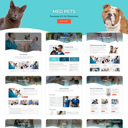 ThemeForest Med Pets