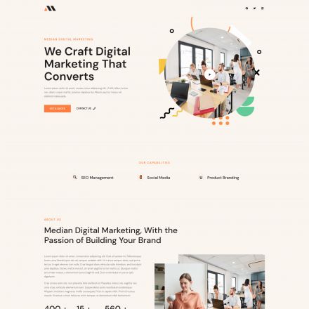 ThemeForest Median