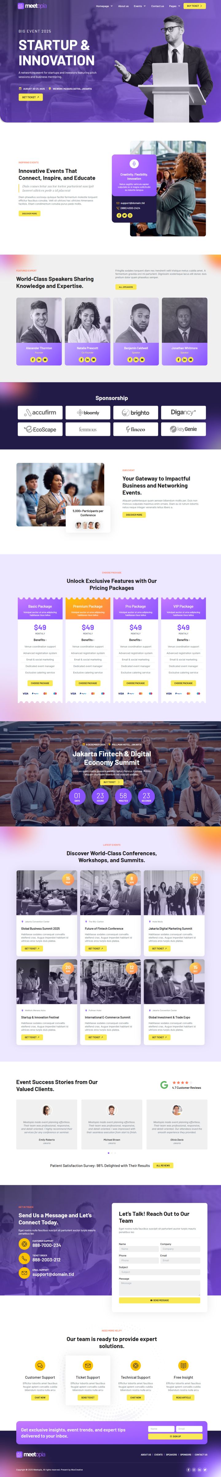 WordPress шаблон ThemeForest Meetopia