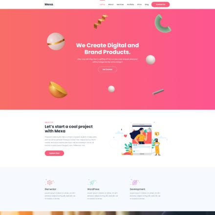 ThemeForest Mexa