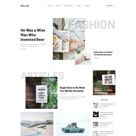 ThemeForest Milan