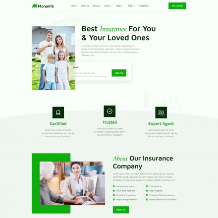 ThemeForest Monalife