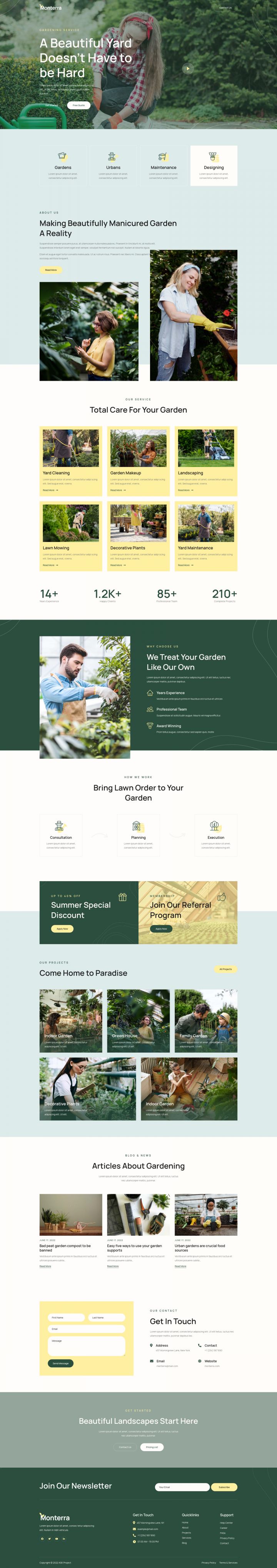 WordPress шаблон ThemeForest Monterra