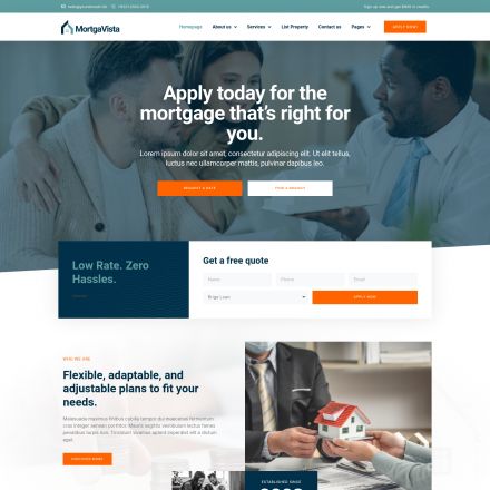 ThemeForest Mortgavista