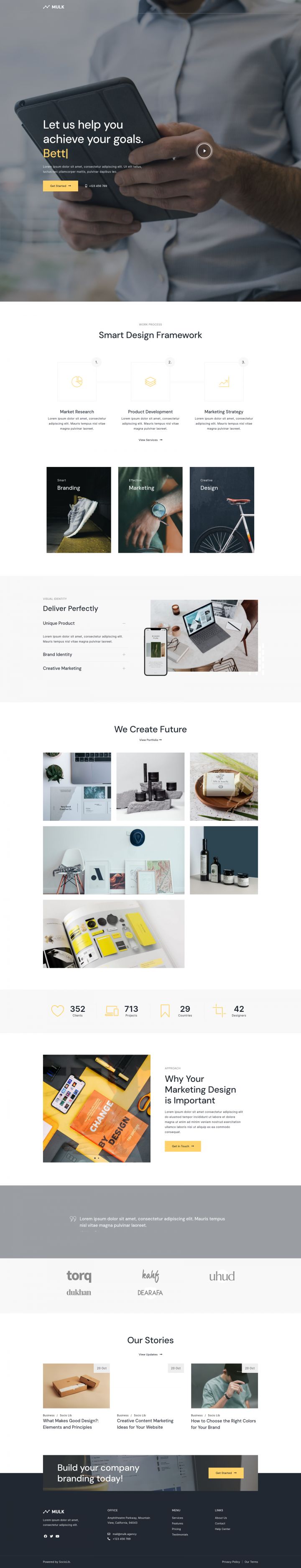WordPress шаблон ThemeForest Mulk
