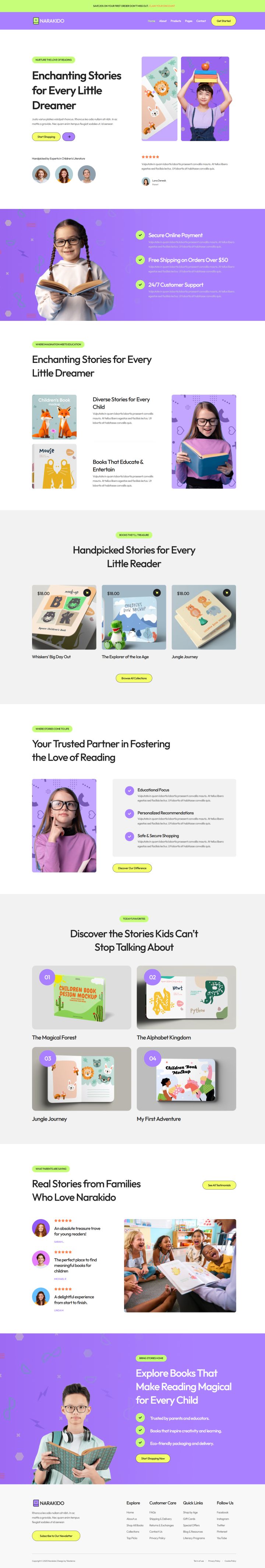 WordPress шаблон ThemeForest Narakido