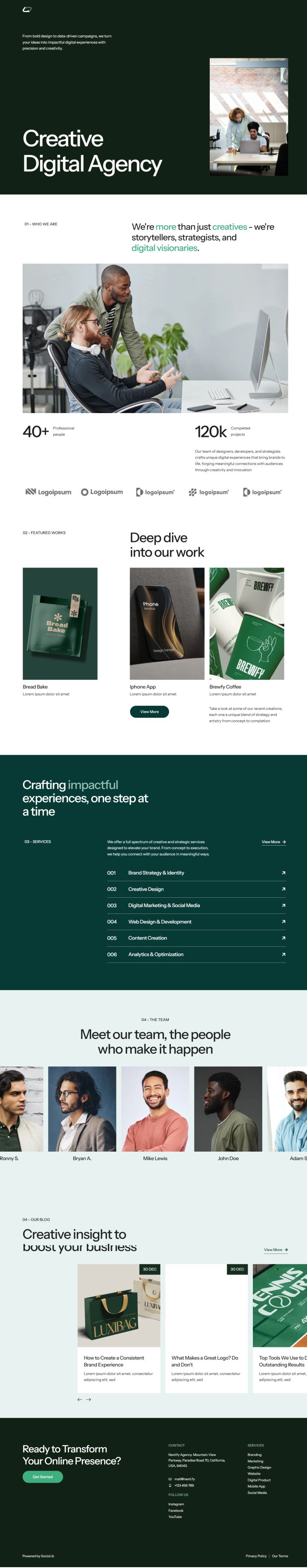 WordPress шаблон ThemeForest Nextify