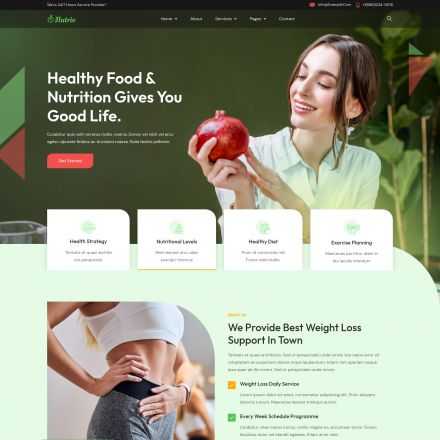 ThemeForest Nutrio