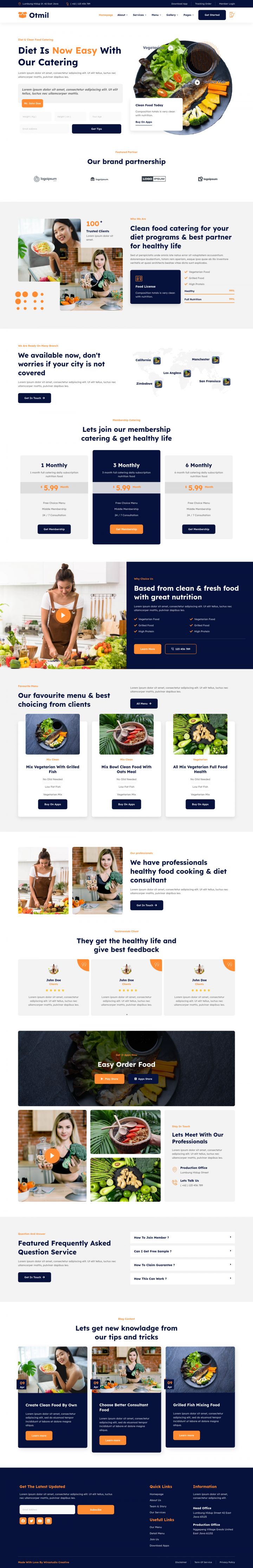WordPress шаблон ThemeForest Otmil