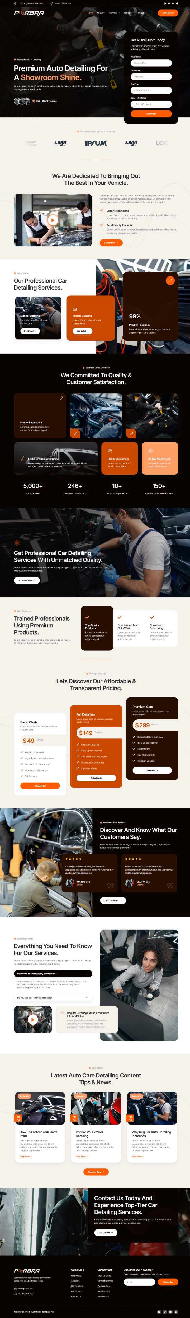 WordPress шаблон ThemeForest Perbra