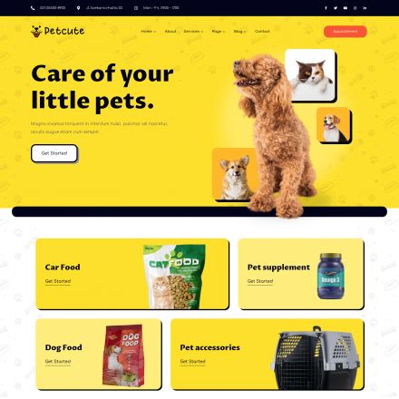 ThemeForest Pet Cute