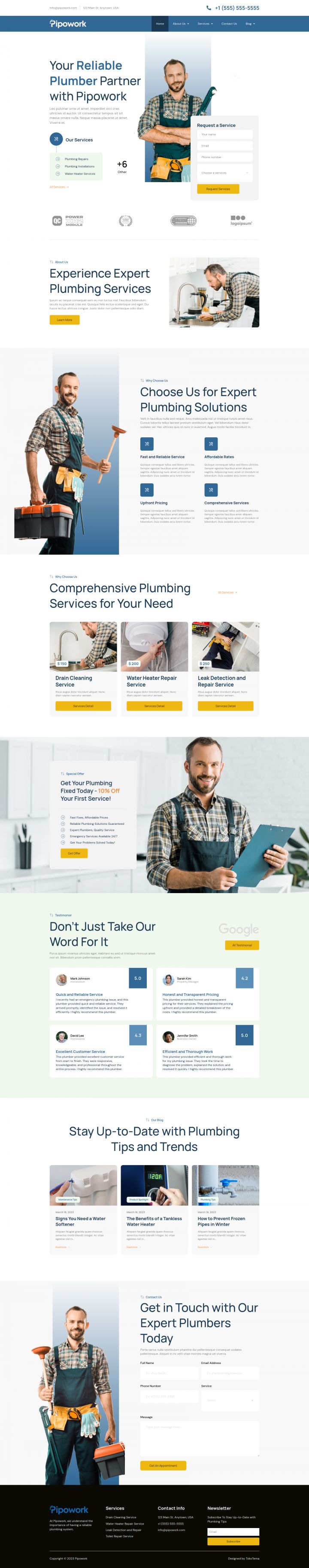 WordPress шаблон ThemeForest Pipowork