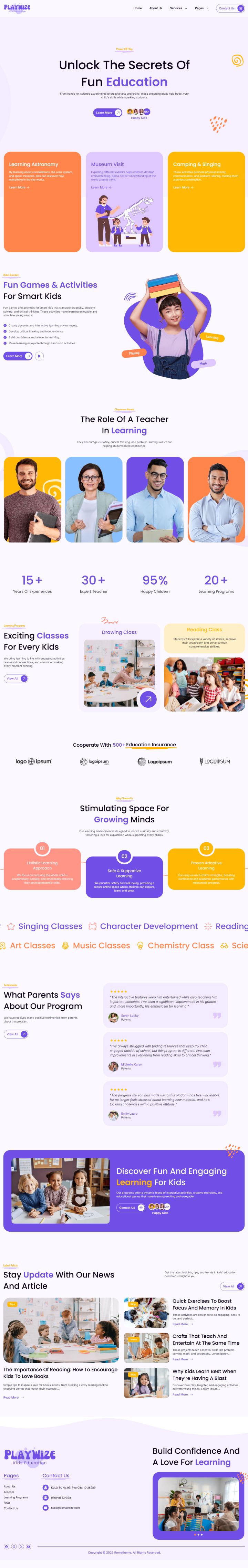 WordPress шаблон ThemeForest Playwize