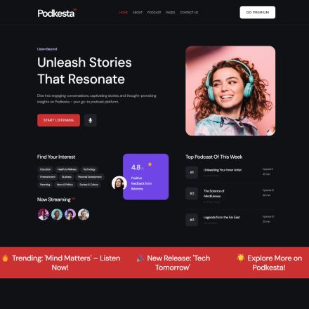 ThemeForest Podkesta