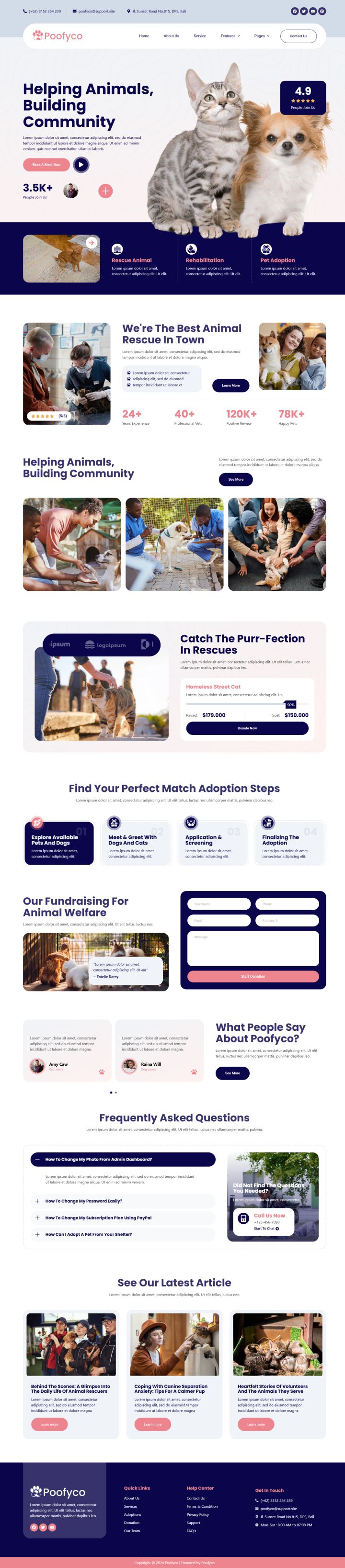 WordPress шаблон ThemeForest Poofyco