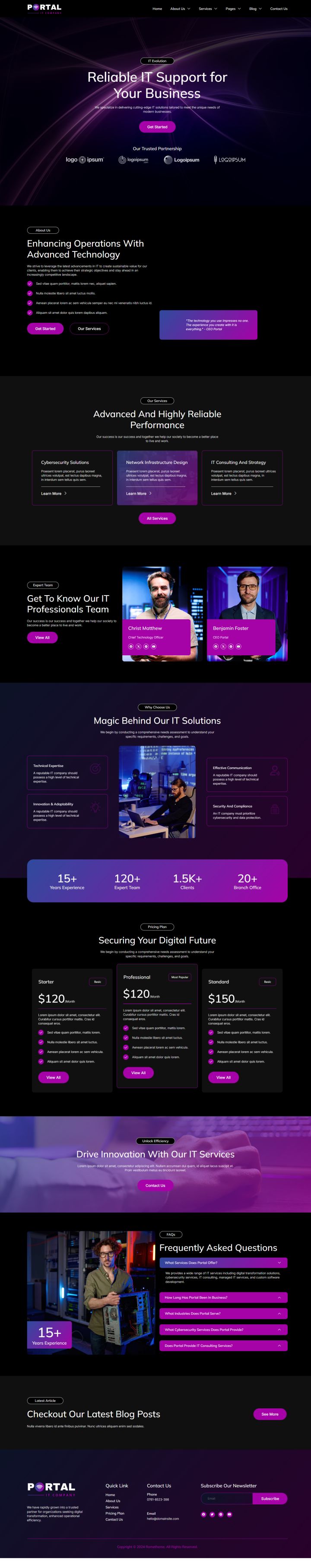 WordPress шаблон ThemeForest Portal