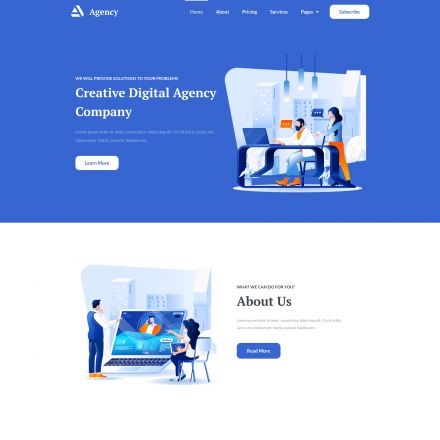 ThemeForest Porto Agency