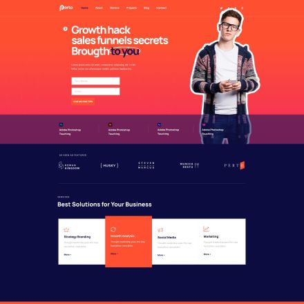 ThemeForest Porto CV