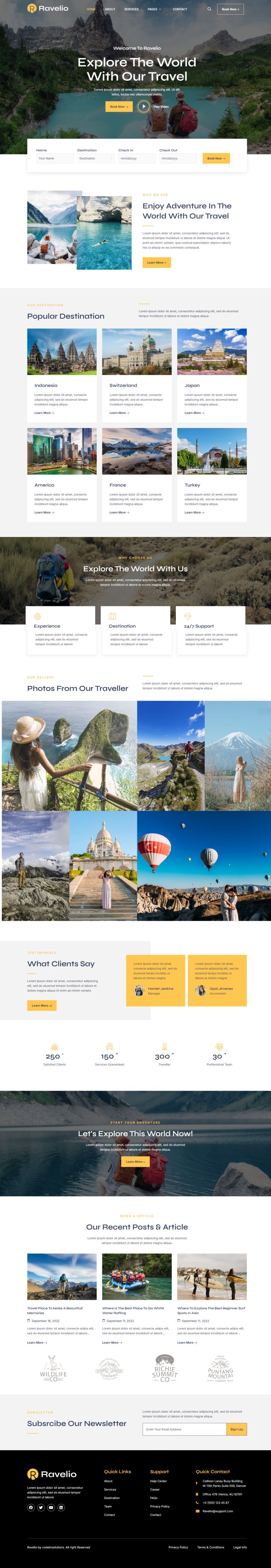 WordPress шаблон ThemeForest Ravelio