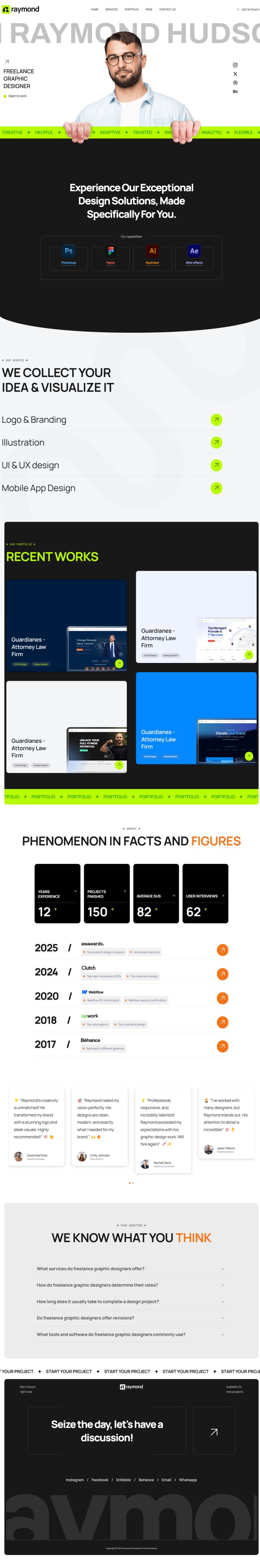 WordPress шаблон ThemeForest Raymond