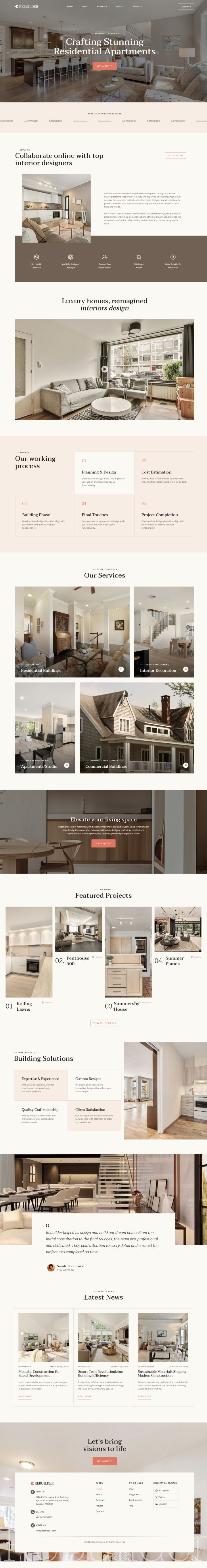 WordPress шаблон ThemeForest Rebuilder