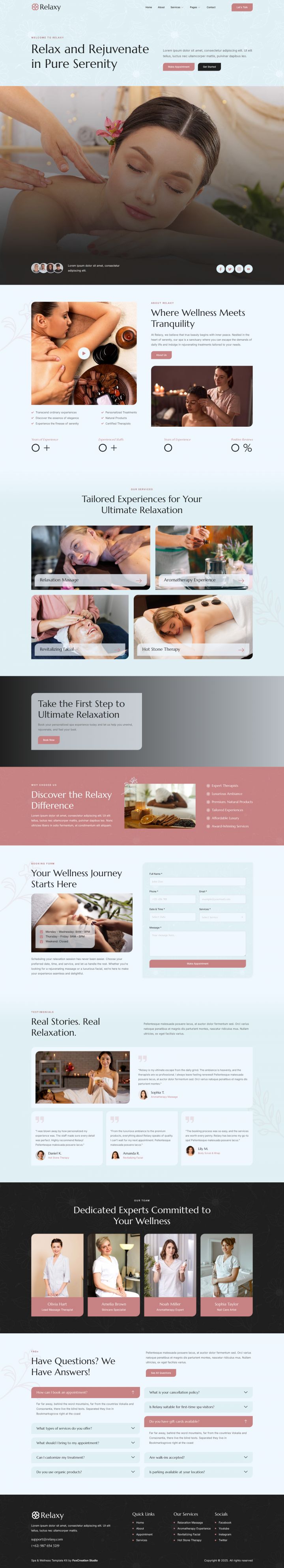 WordPress шаблон ThemeForest Relaxy