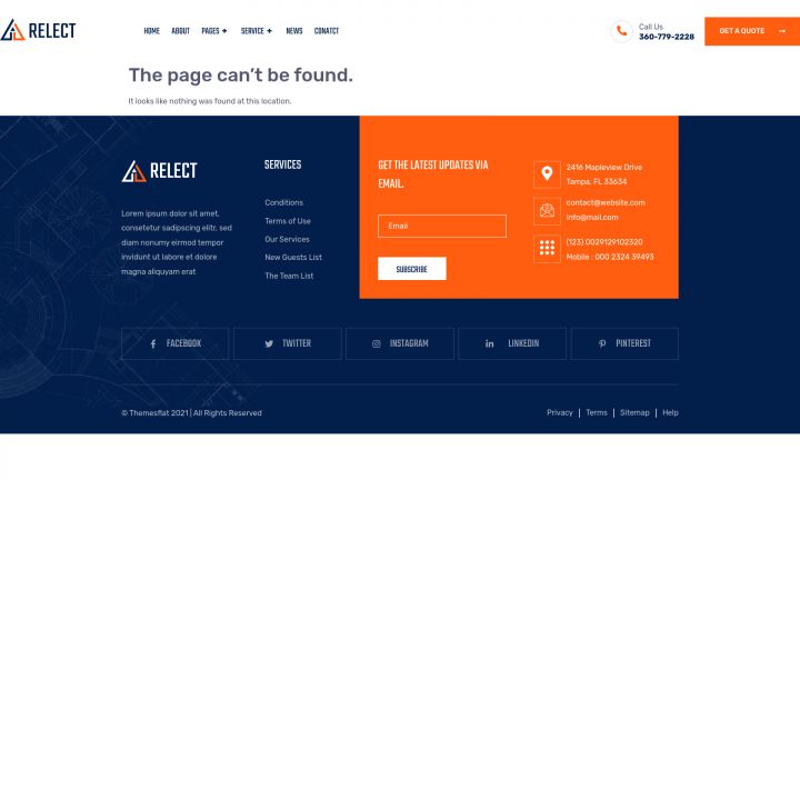 WordPress шаблон ThemeForest Relect