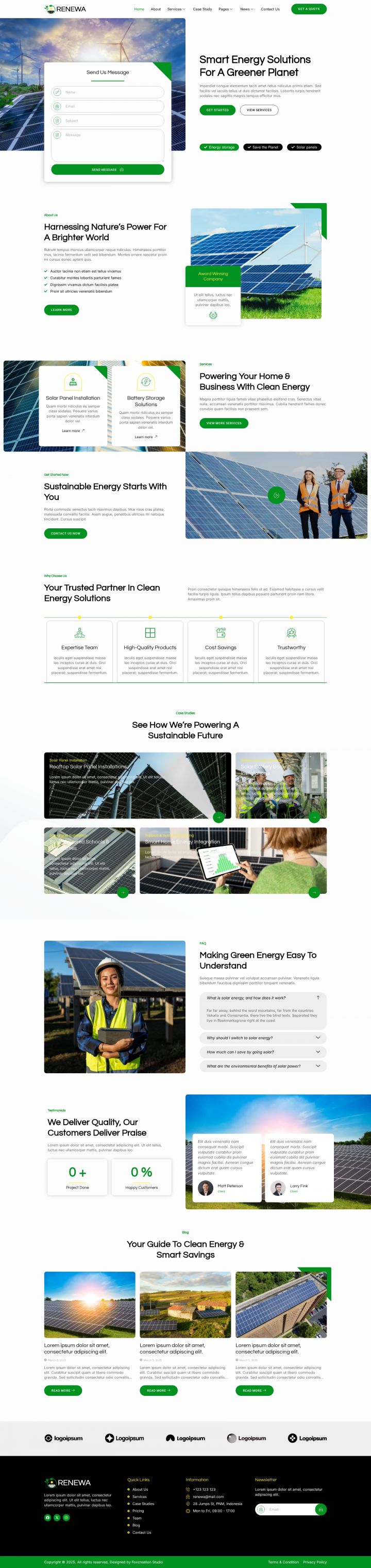 WordPress шаблон ThemeForest Renewa