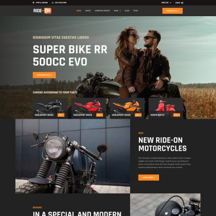 ThemeForest Ride ON