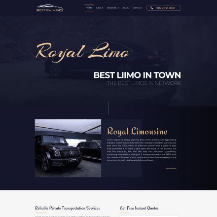 ThemeForest Royal Limo