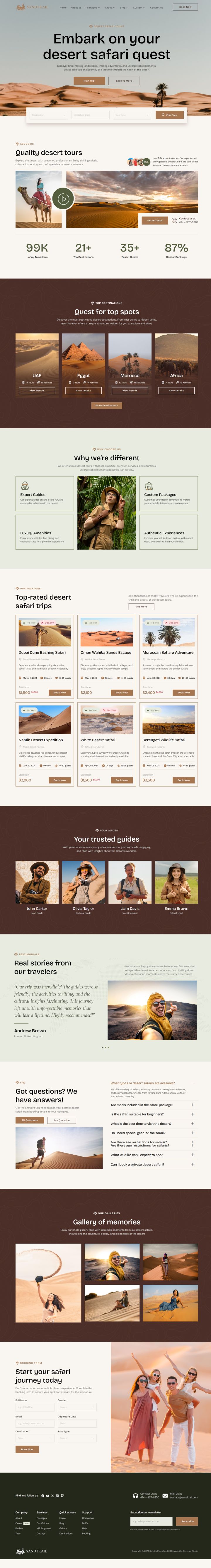 WordPress шаблон ThemeForest Sandtrail