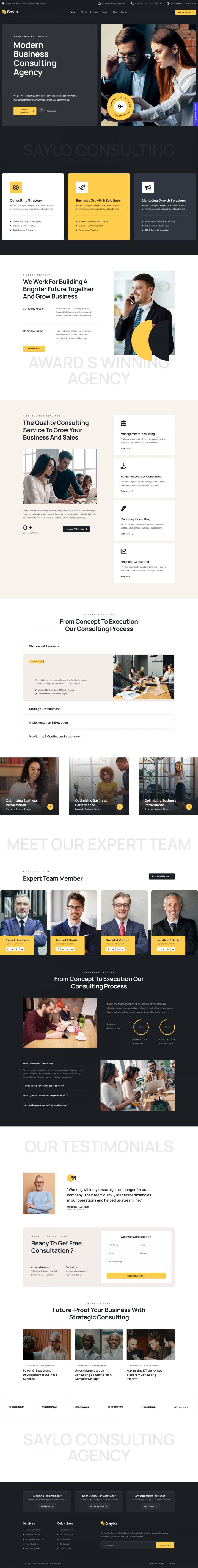 WordPress шаблон ThemeForest Saylo