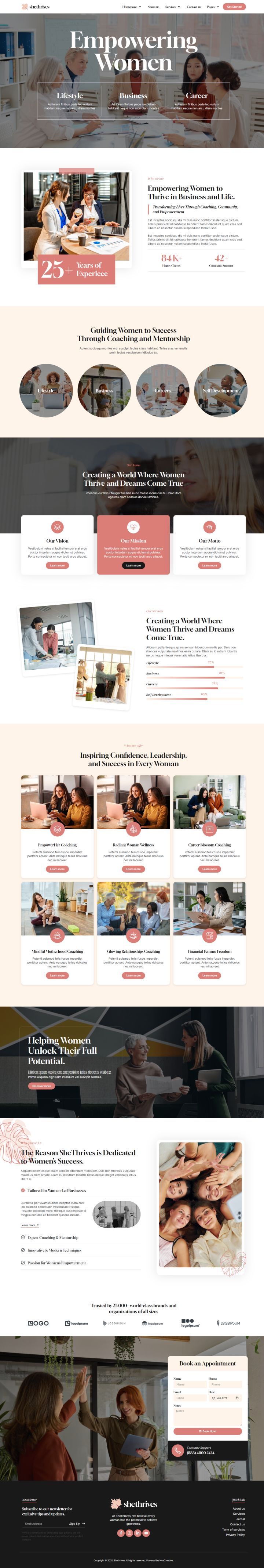 WordPress шаблон ThemeForest SheThrives