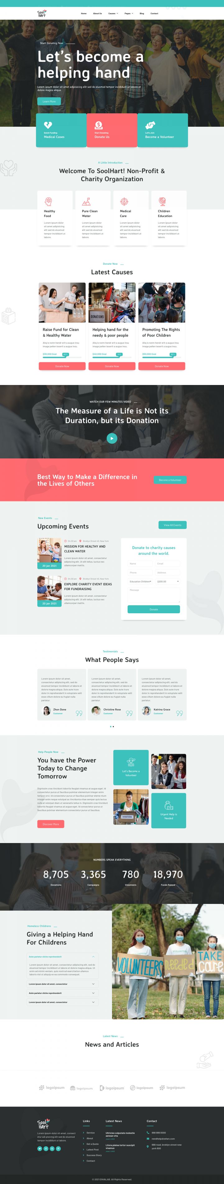 WordPress шаблон ThemeForest SoolHart