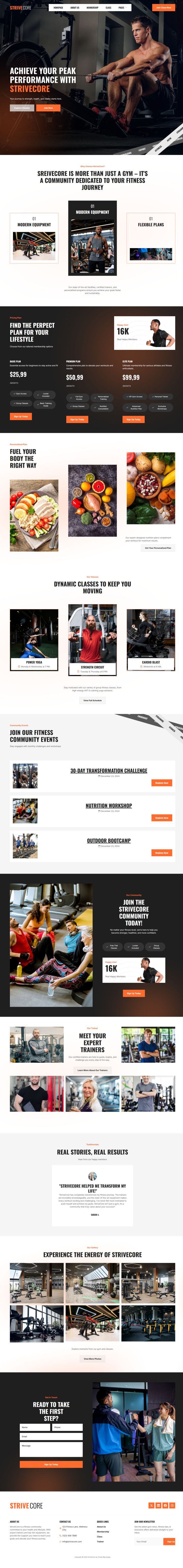 WordPress шаблон ThemeForest StriveCore