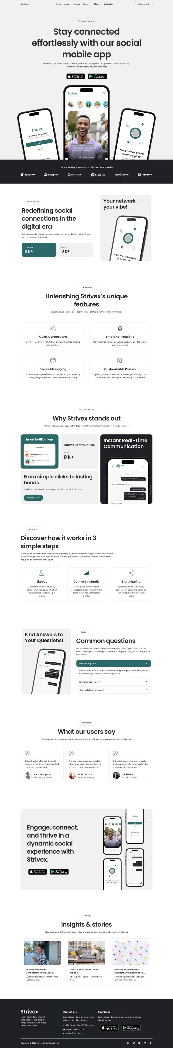 WordPress шаблон ThemeForest Strivex