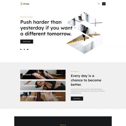 ThemeForest Strongr